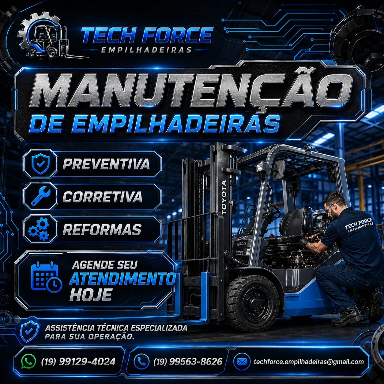 Manutenção de Empilhadeiras